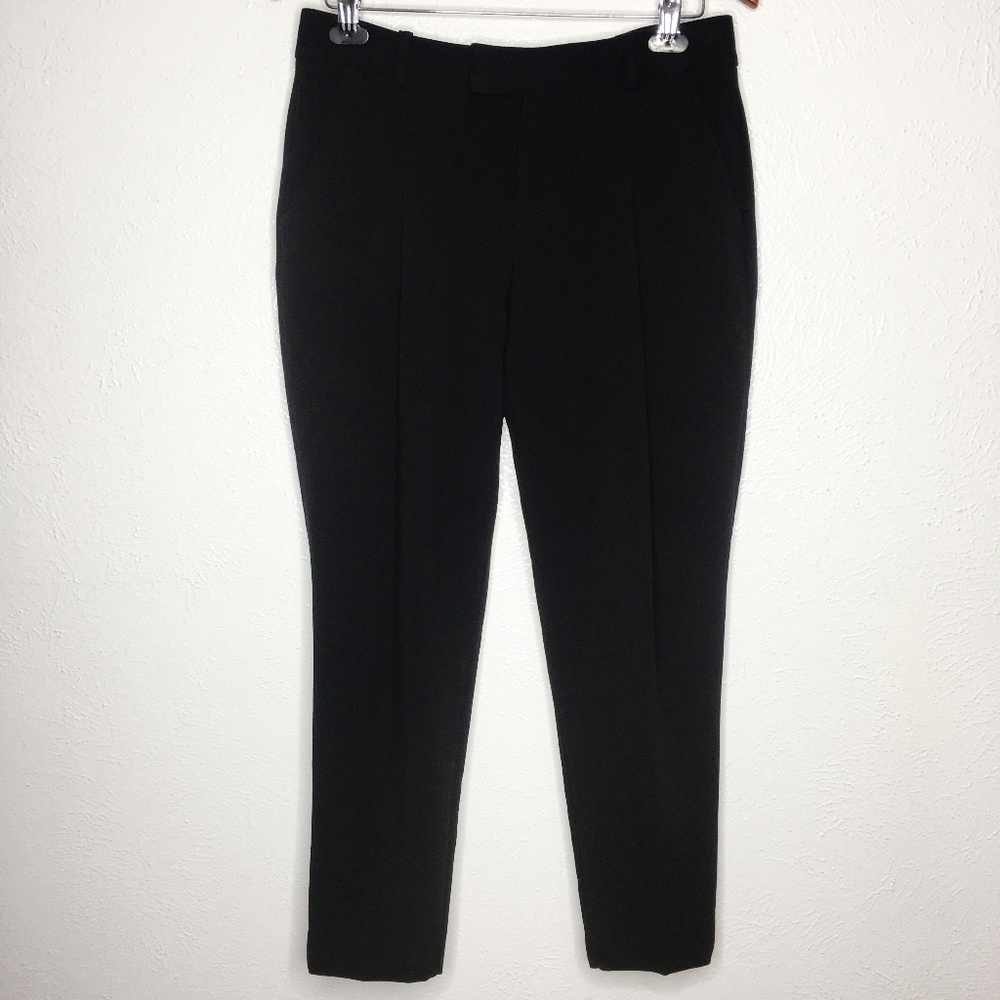 CALVIN KLEIN Pleated Dress Trousers Pants in Black w/ Functional Pockets Size 4